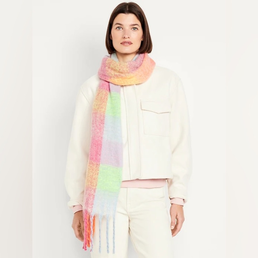 Old Navy Colorful Plaid Women's Scarf